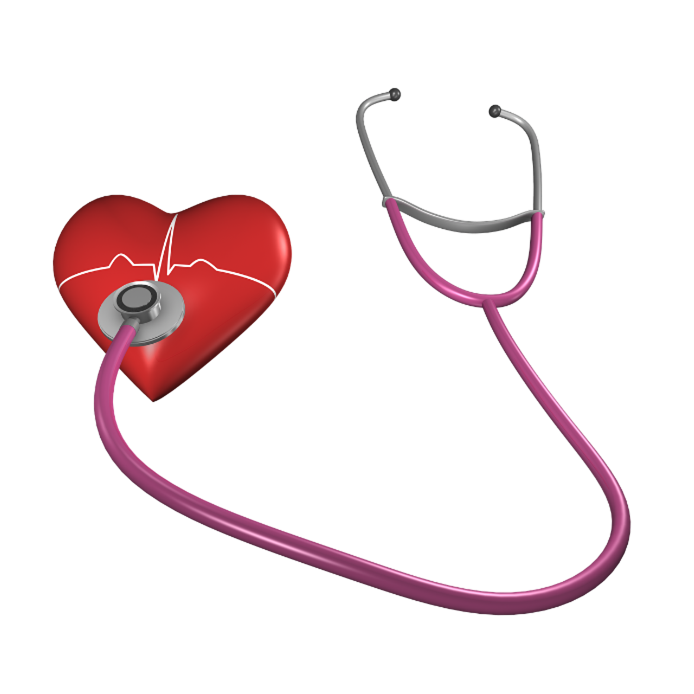 stethoscope with a heart